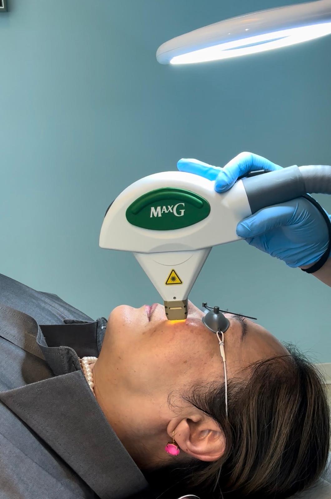 Laser body skin care clinic room at Pure Light Laser Clinic in Vancouver