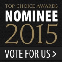 We Were Nominated for a Top Choice Award